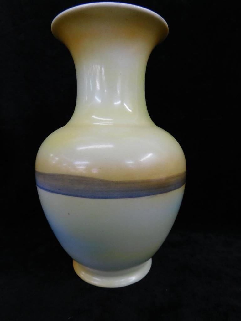 Pair of Vintage Hand Painted Noritake Porcelain Vases - Each 8.5" x 5.25" - 4