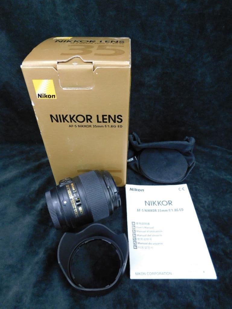 Nikkor Camera Lens By Nikon - AF-S - 35mm - F/1.8 - G ED - 11
