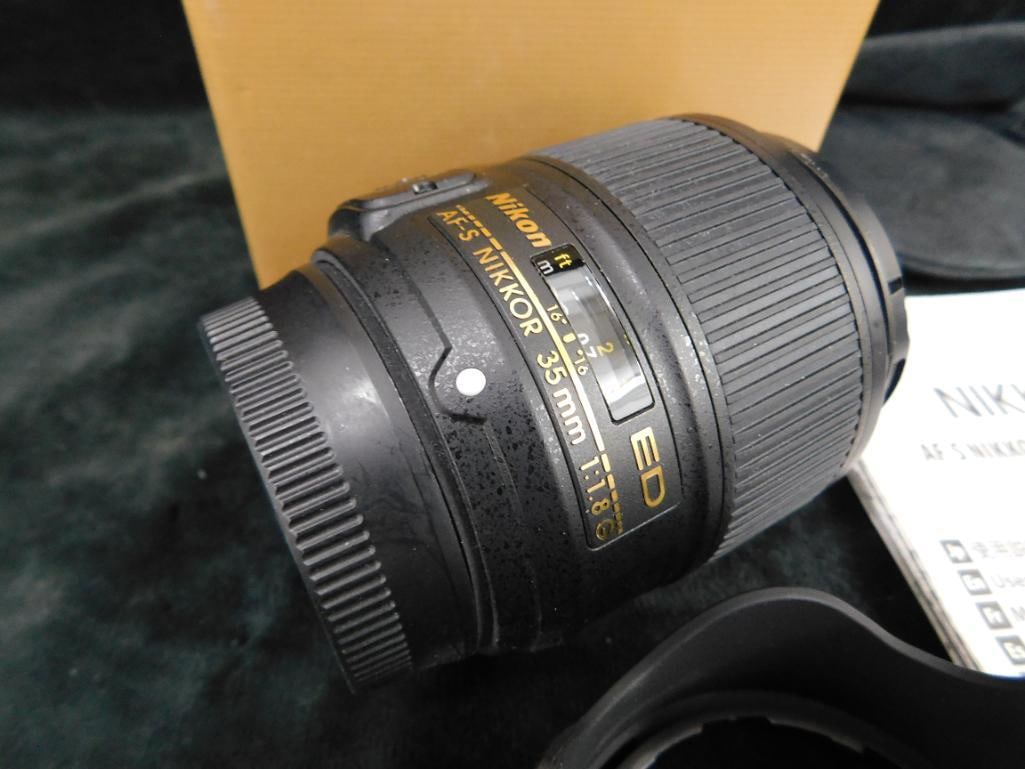 Nikkor Camera Lens By Nikon - AF-S - 35mm - F/1.8 - G ED - 2