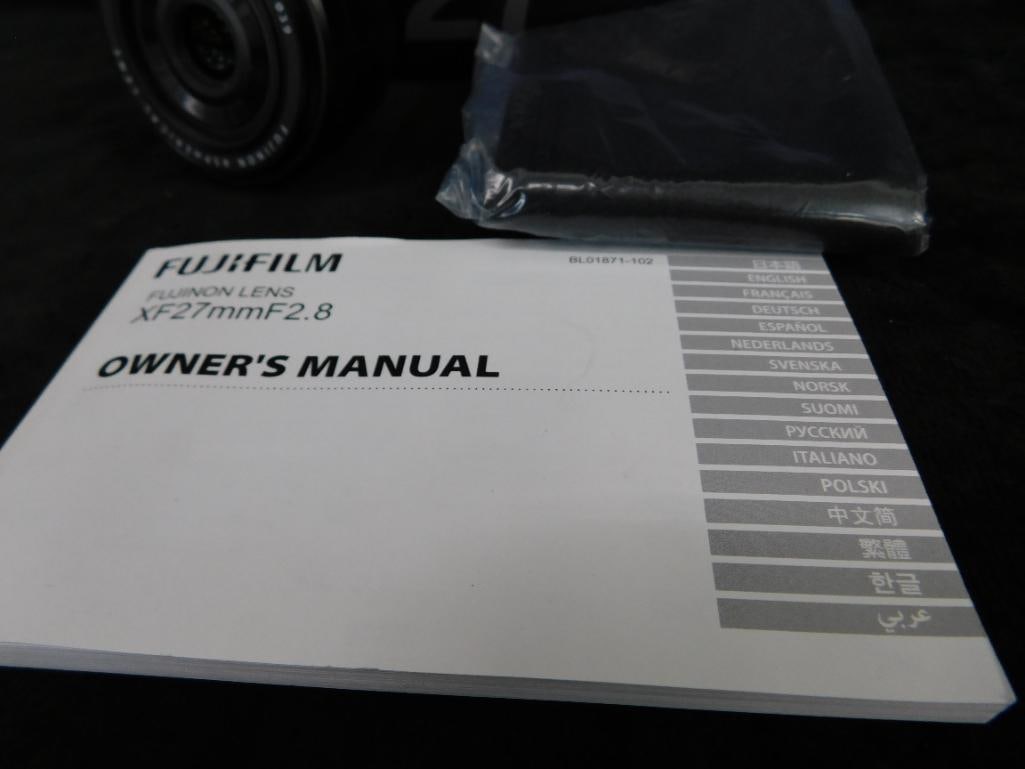 Fujinon Camera Lens - XF27-27mm - F/2.8 - 7