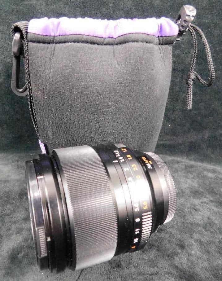 Fuji Film Camera Lens - XF56 -APD - Soft Case: See Photos For Details and Condition 