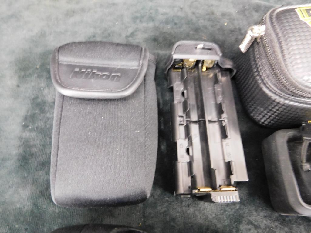 Box Lot with Misc. Camera Lenses and Attachments - Fujifilm - Nikon - Hoodman - 2