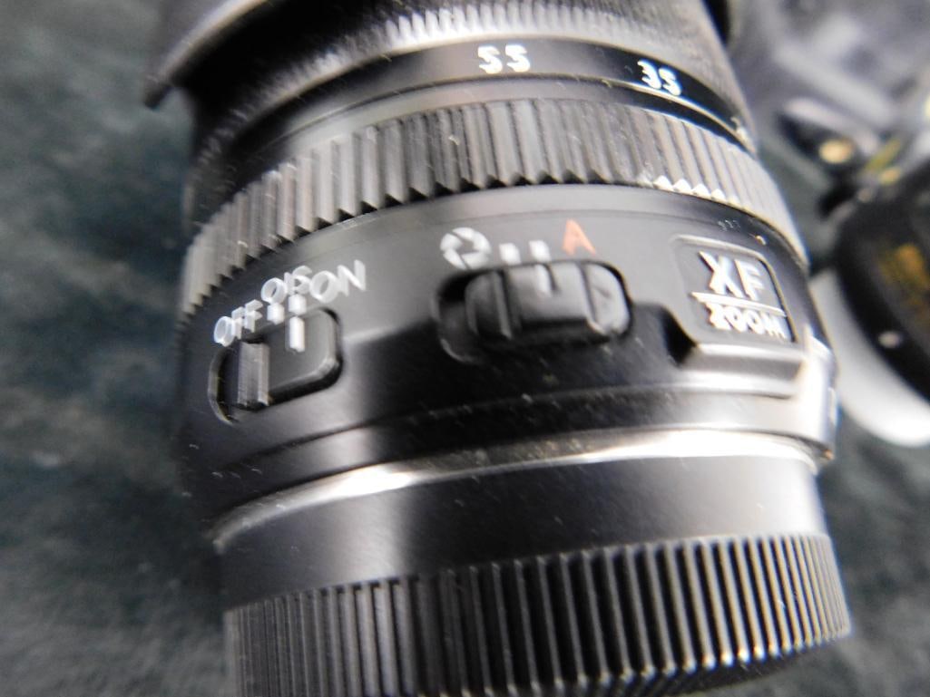 Box Lot with Misc. Camera Lenses and Attachments - Fujifilm - Nikon - Hoodman - 7