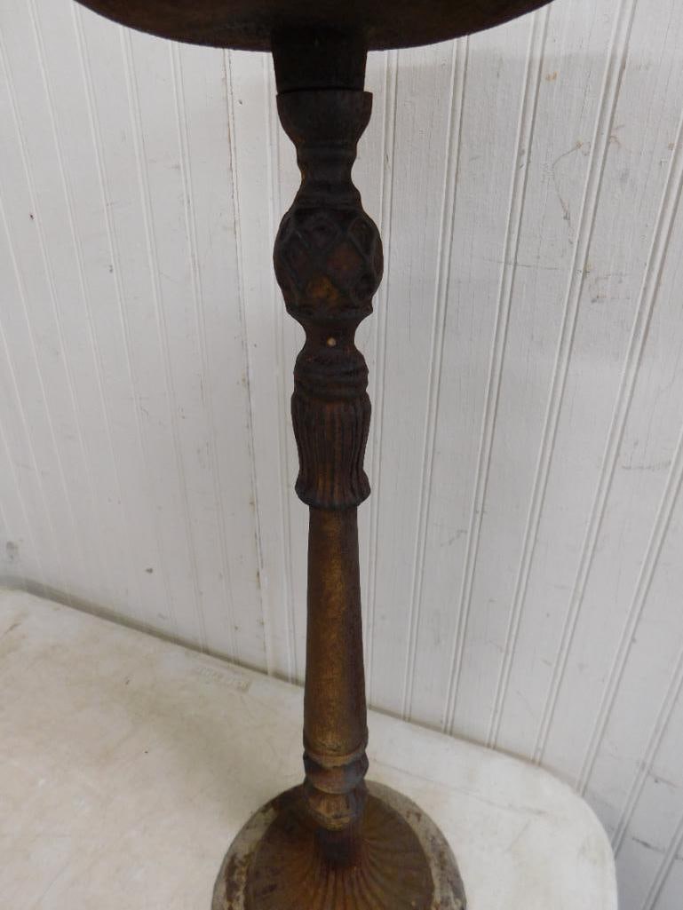 Cast Iron Pedestal Bird Bath - 24" x 10.5" - 4