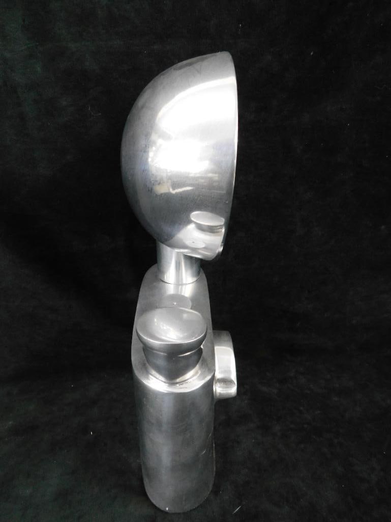 Modern Aluminum Camera Statue - 11.5" x 8" x 3.5" - 2