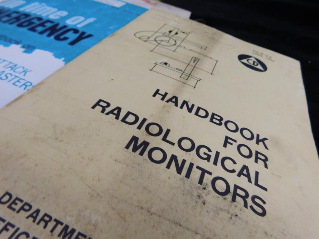 Box Lot with 3 Untested Geiger Counters - Nuclear Attack Ephemera - 10