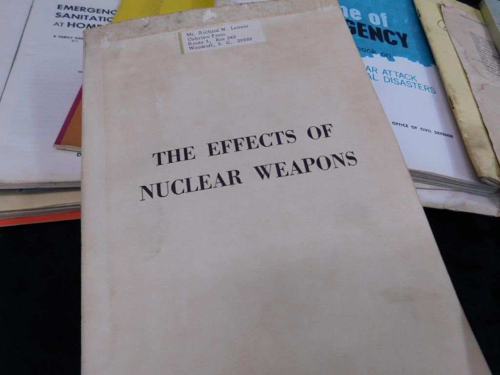 Box Lot with 3 Untested Geiger Counters - Nuclear Attack Ephemera - 7