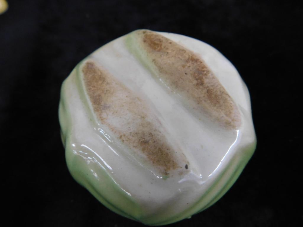 Box Lot with 8 USA Made Glazed Pottery - Ranging From 2" To 9" Tall - 12