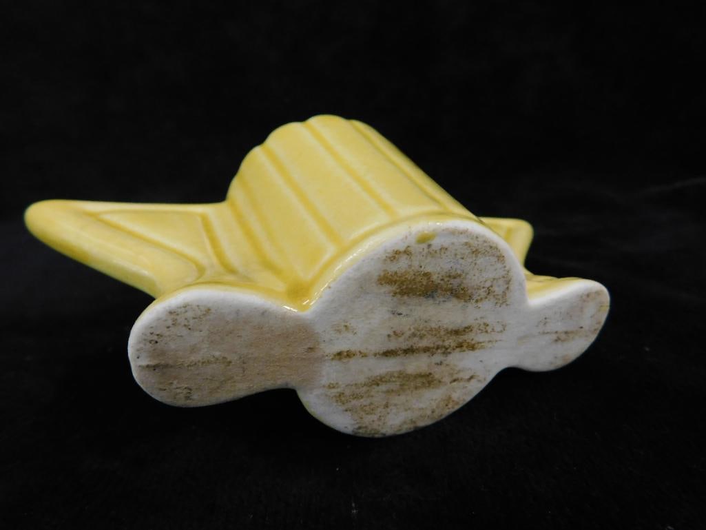 Box Lot with 8 USA Made Glazed Pottery - Ranging From 2" To 9" Tall - 16