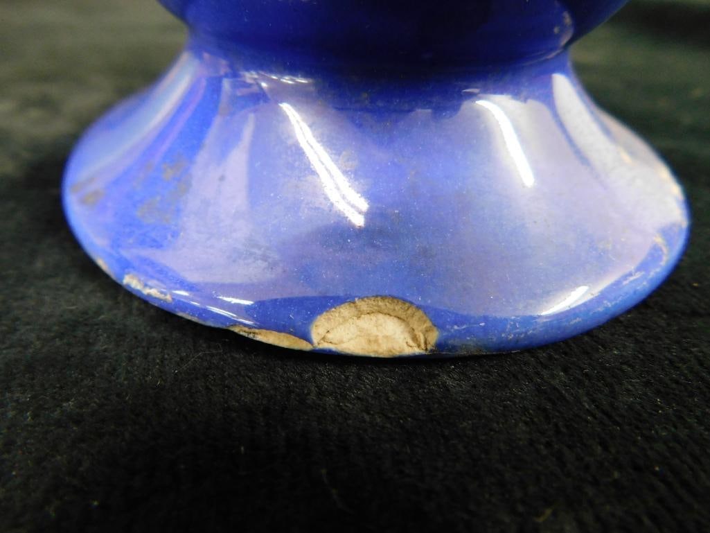 Box Lot with 8 USA Made Glazed Pottery - Ranging From 2" To 9" Tall - 3