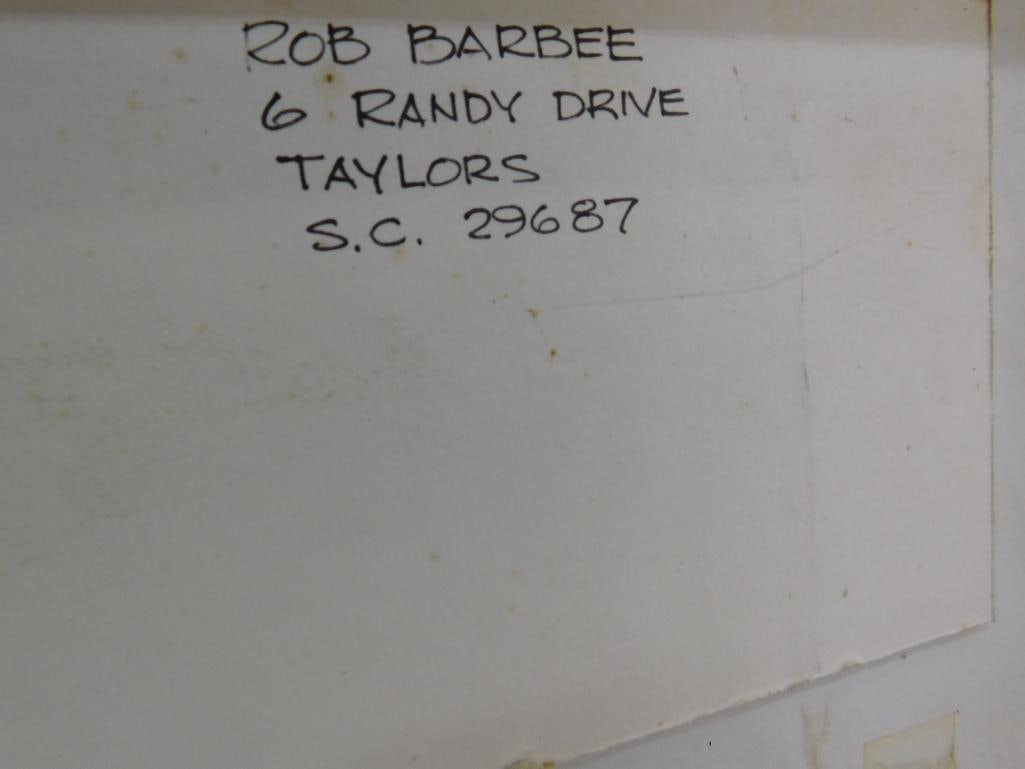 Modern Lithograph - Signed Rob Barbee - Graffiti Artist - Framed - 24.25" x 31.25" - 10