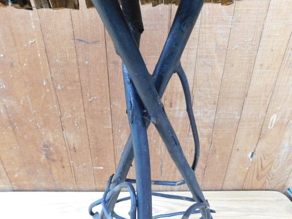 Vintage Twig Table - 27.5" x 12.5" x 12.5" - 5