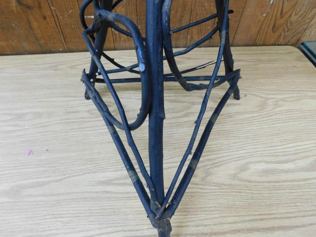 Vintage Twig Table - 27.5" x 12.5" x 12.5" - 7