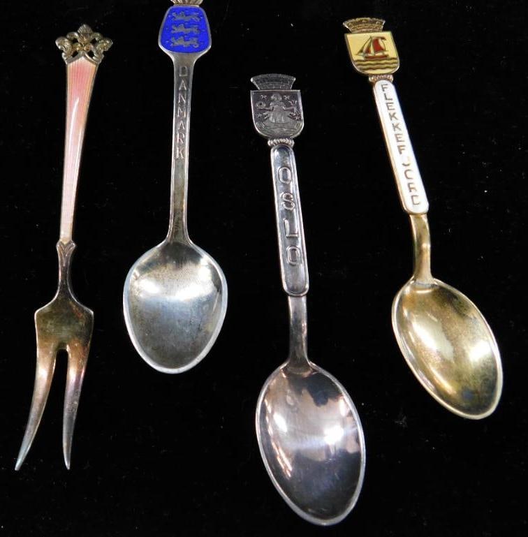 Sterling Silver - 4 Souvenir Spoons - 37 Grams (1 of 8)
