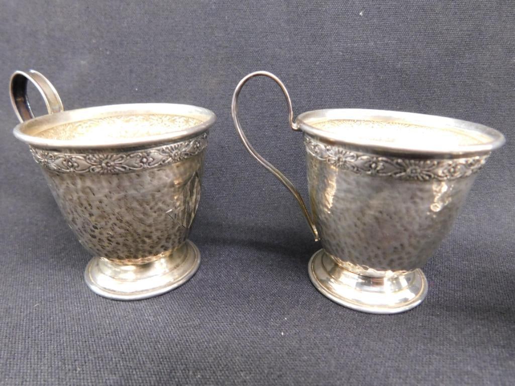Sterling Silver - 4 Cup Holders - Lenox Inserts - Extra Inserts - 84 Grams - 5