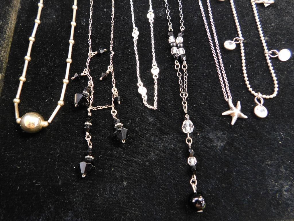 Sterling Silver - 6 Necklaces - 26.91 Grams TW (1 of 13)