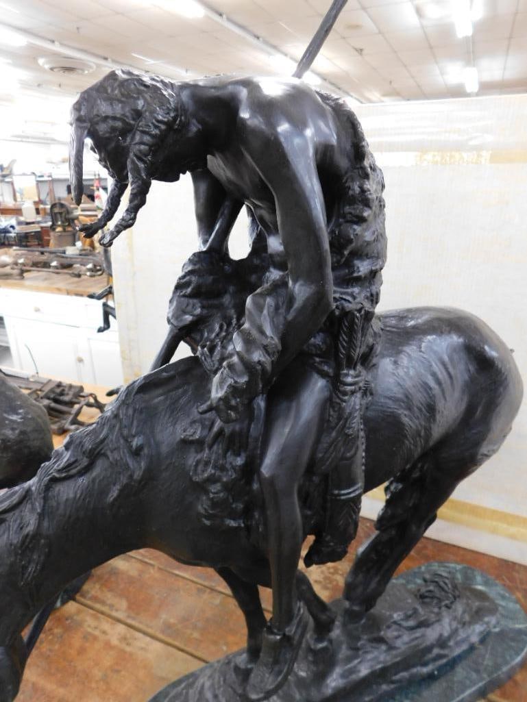 James Earl Fraser - AFTER DEATH - "End Of The Trail" - L.E. 10/300 - 32.5" x 30" x 9" - 10