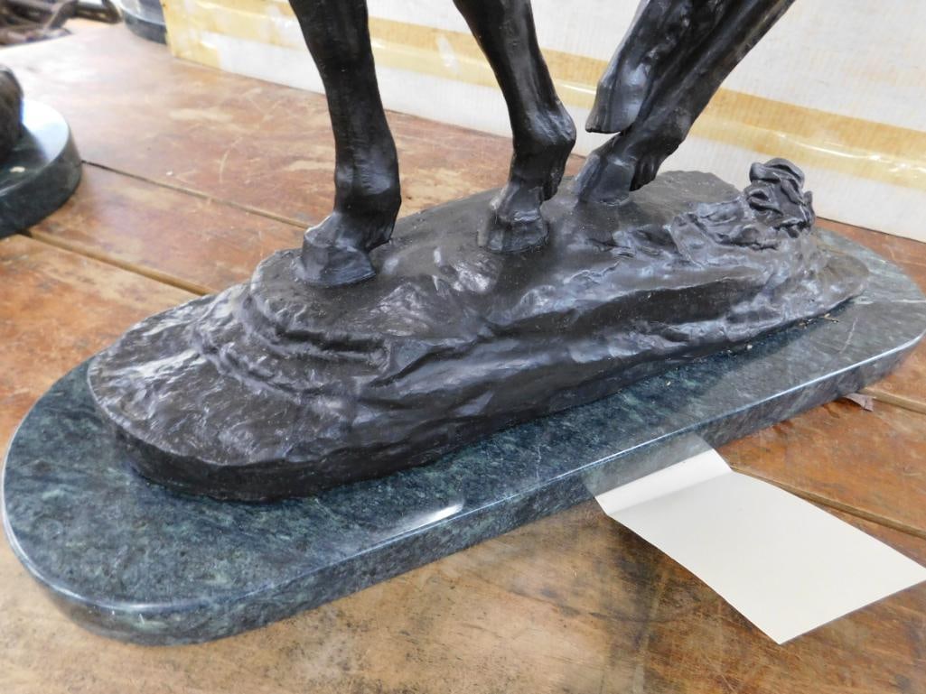 James Earl Fraser - AFTER DEATH - "End Of The Trail" - L.E. 10/300 - 32.5" x 30" x 9" - 5