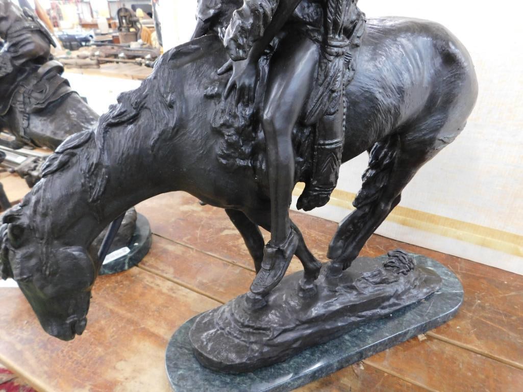 James Earl Fraser - AFTER DEATH - "End Of The Trail" - L.E. 10/300 - 32.5" x 30" x 9" - 9