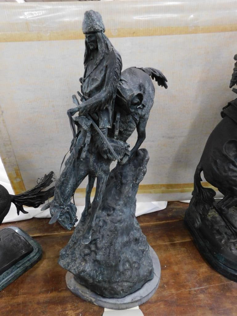 Frederic Remington - AFTER DEATH - "Mountain Man" - L.E. 20/500 - 28.5" x 18" x 11.5" - 8