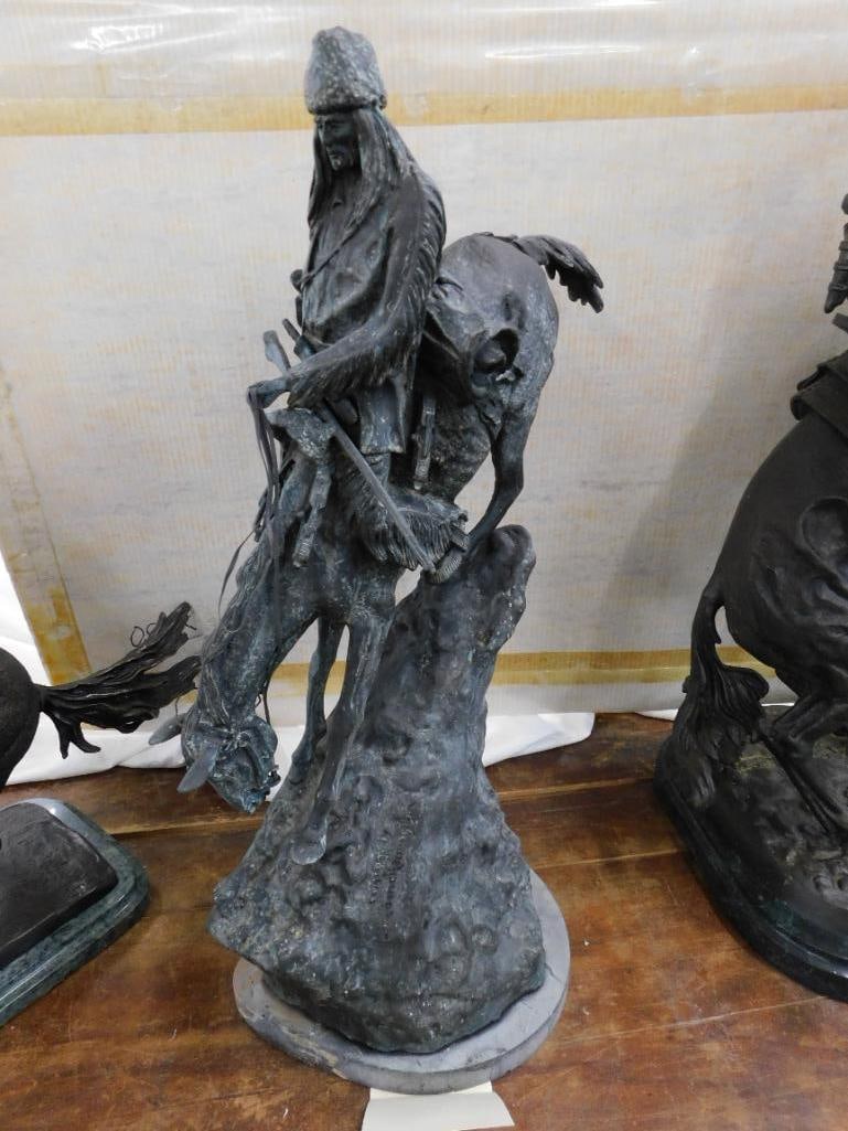 Frederic Remington - AFTER DEATH - "Mountain Man" - L.E. 20/500 - 28.5" x 18" x 11.5" - 9