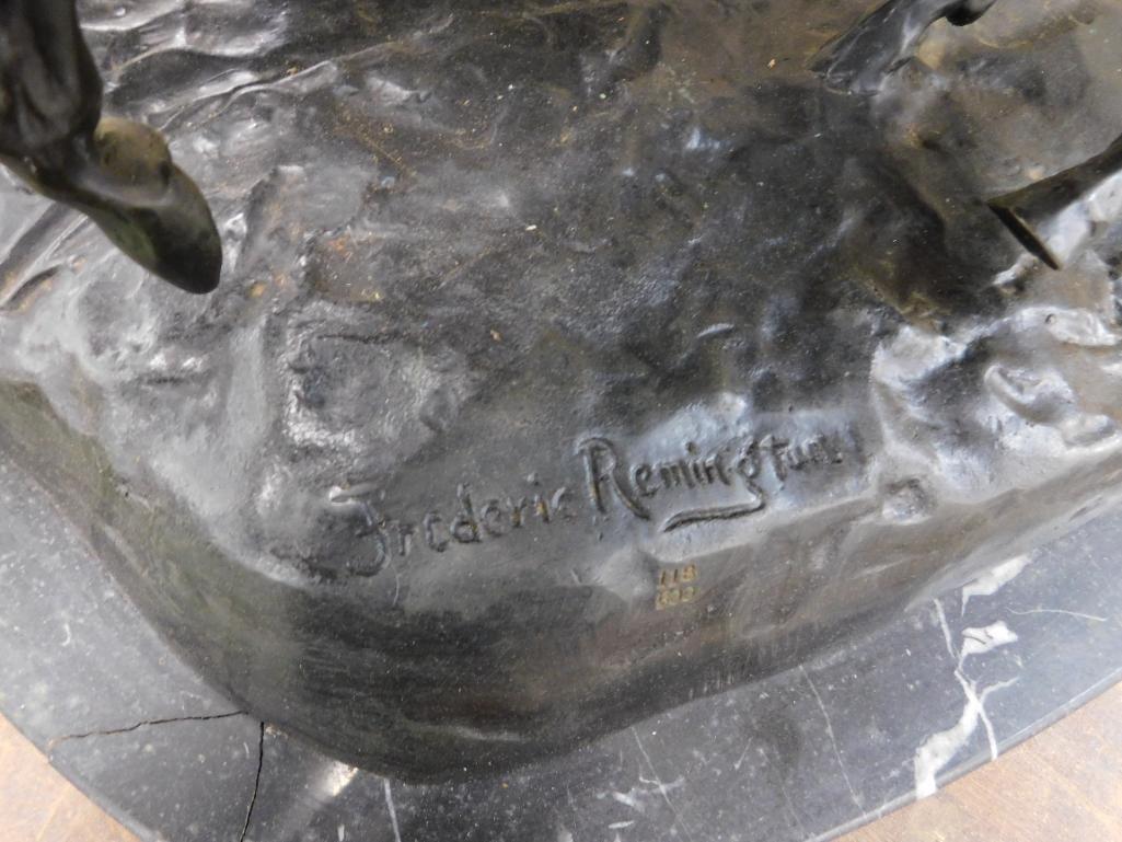 Frederic Remington - AFTER DEATH - "Off The Range" - L.E. 118/50029" x 33" x 25" - 10