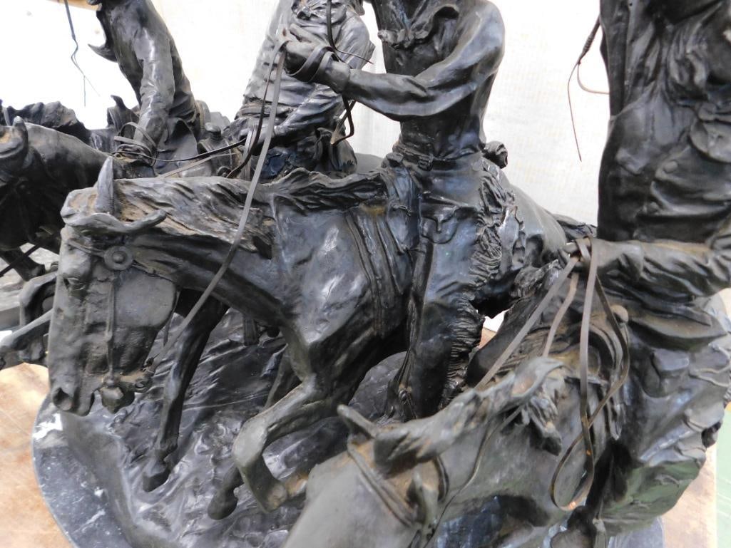 Frederic Remington - AFTER DEATH - "Off The Range" - L.E. 118/50029" x 33" x 25" - 7