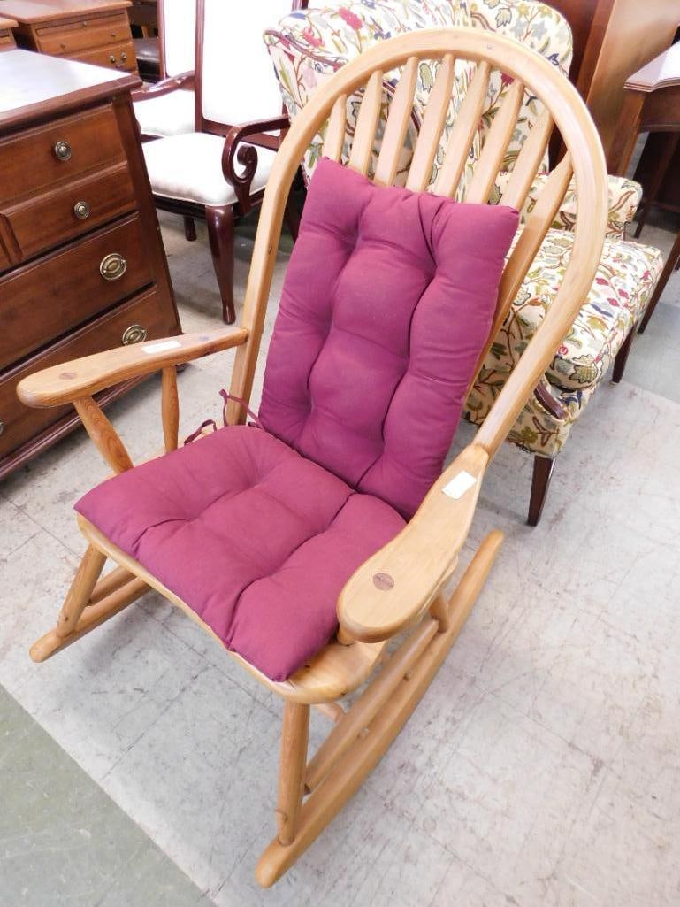 Solid Wood Rocking Chair - 42" x 28" x 35" - 7