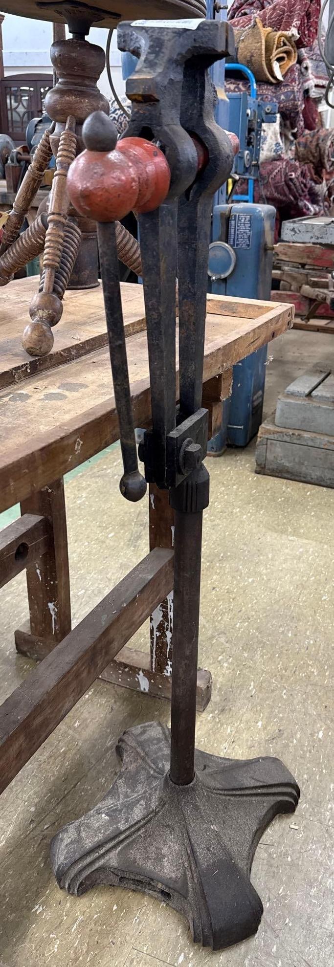 antique post vise: 14 x 45. See photos for more details