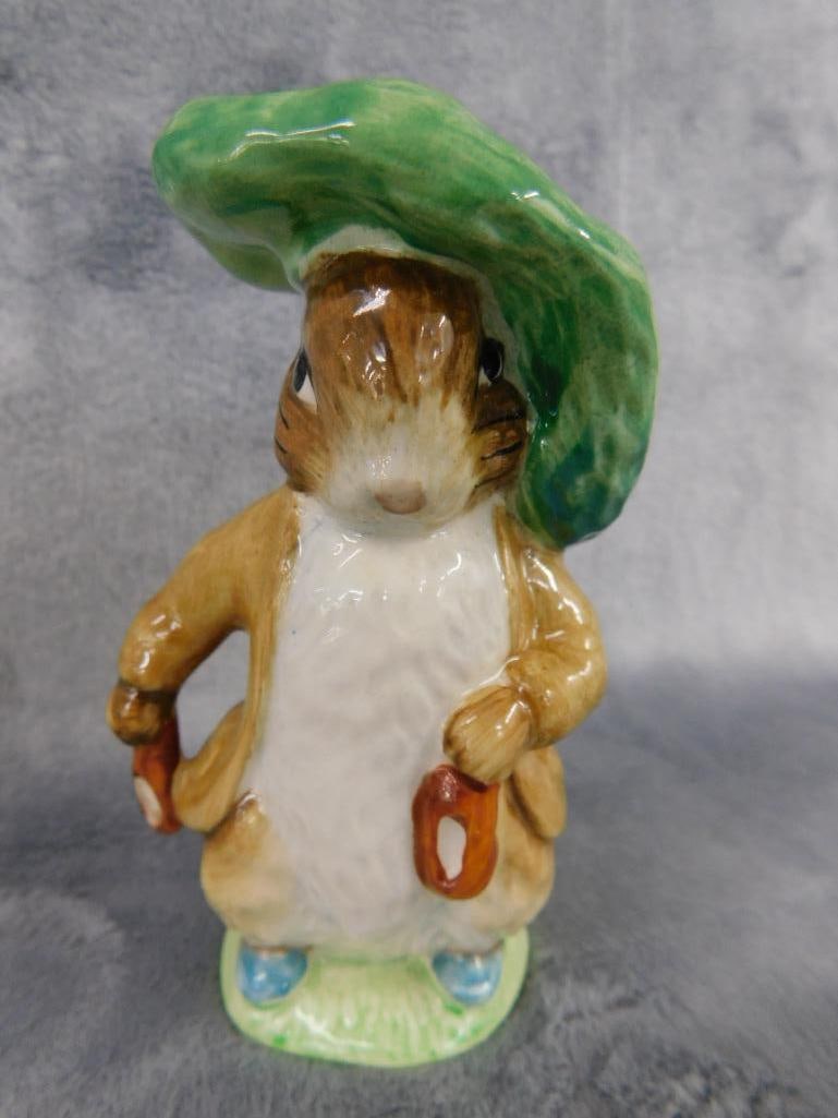 Group of 3 Beswick Beatrix Potter Figures - "Simpkin" - "Benjamin Bunny" - - 8