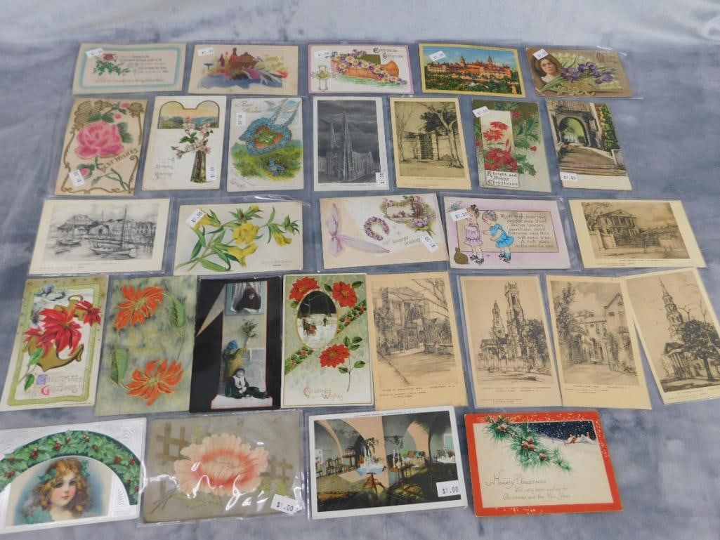 Group of Vintage Used Postcards - Holidays and More - 10