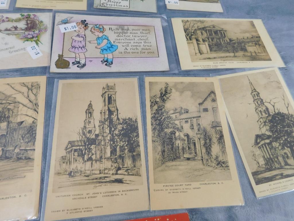 Group of Vintage Used Postcards - Holidays and More - 7