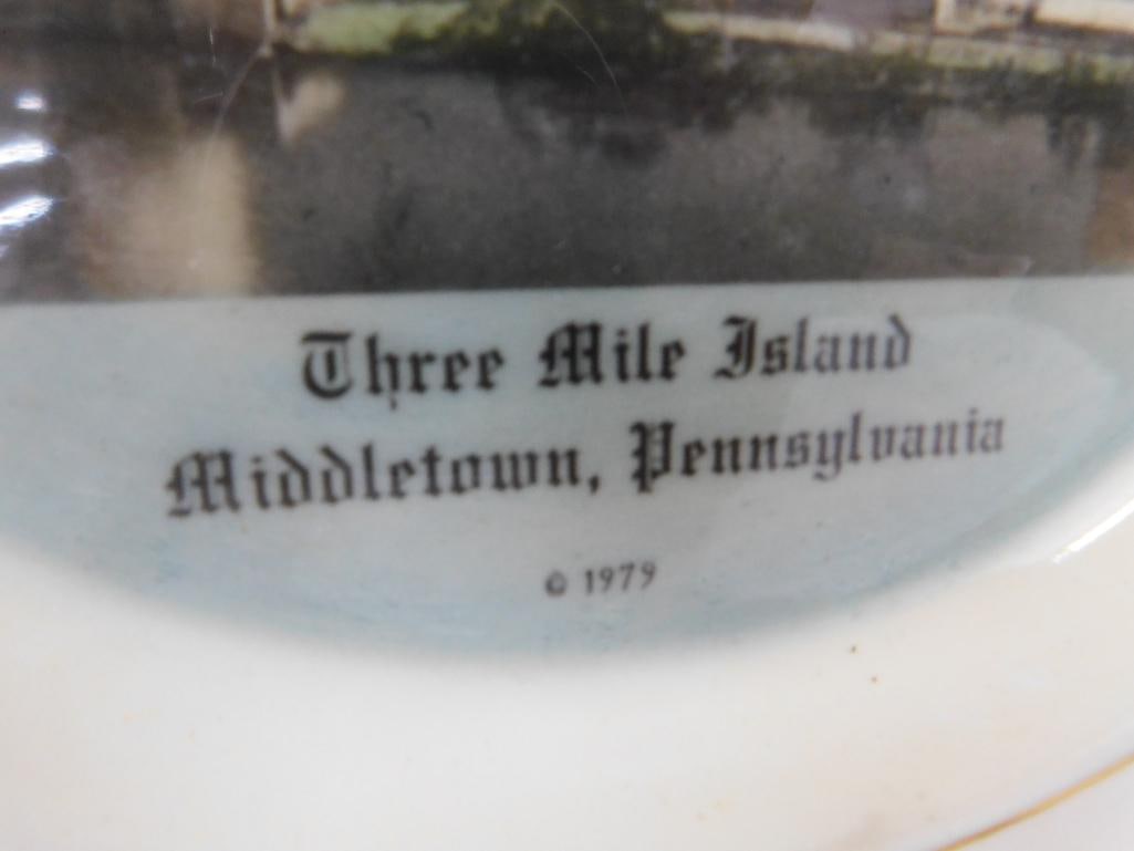 1979 10.25" Three Mile Island Nuclear Plant Collector Plate - Pre-Accident - 3