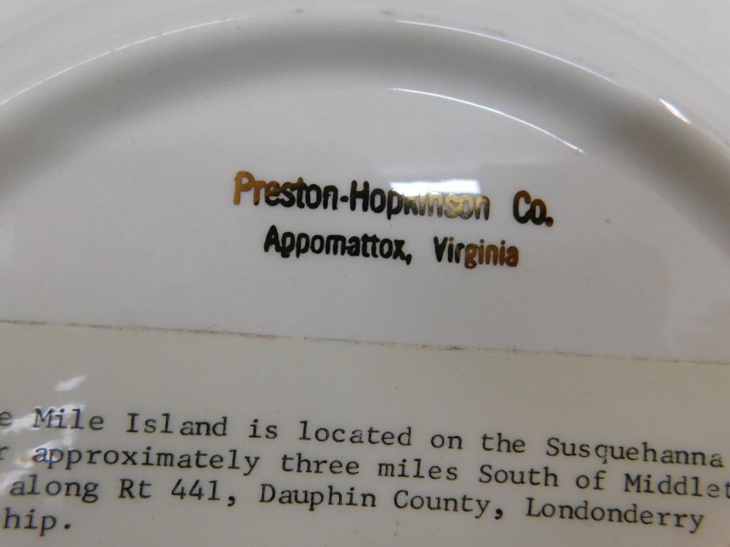1979 10.25" Three Mile Island Nuclear Plant Collector Plate - Pre-Accident - 5