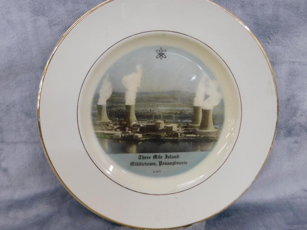 1979 10.25" Three Mile Island Nuclear Plant Collector Plate - Pre-Accident - 7