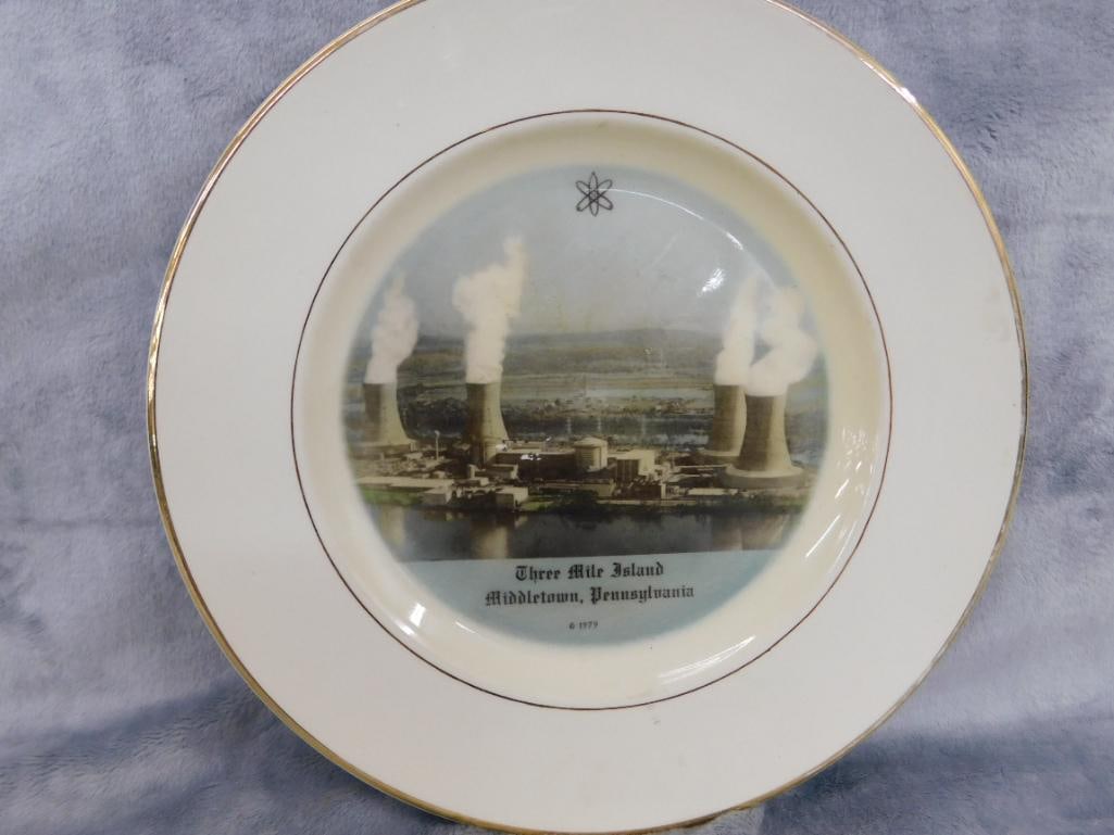 1979 10.25" Three Mile Island Nuclear Plant Collector Plate - Pre-Accident - 8