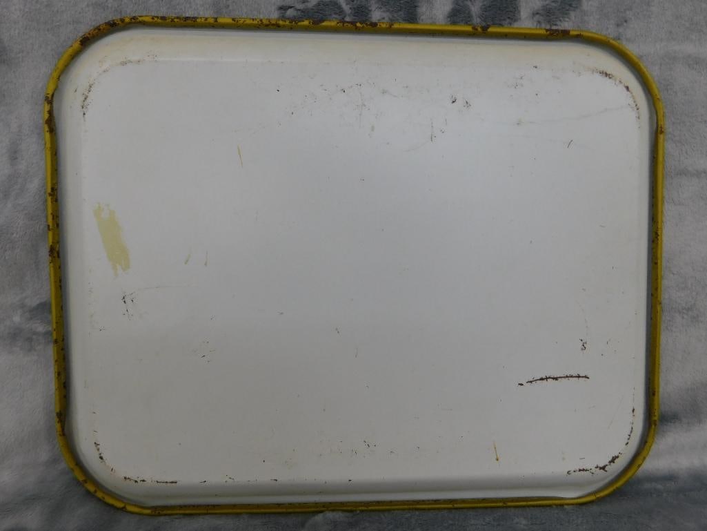 Vintage Coca Cola Metal Advertising Tray - As Is - 10.25" x 13.25" - 8