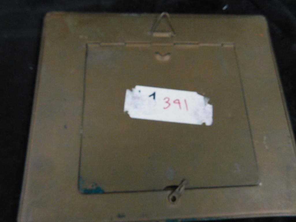 Vintage 1923-24 Metal Presidents Plaque with Booklet - 6.5" x 7.25" - 7