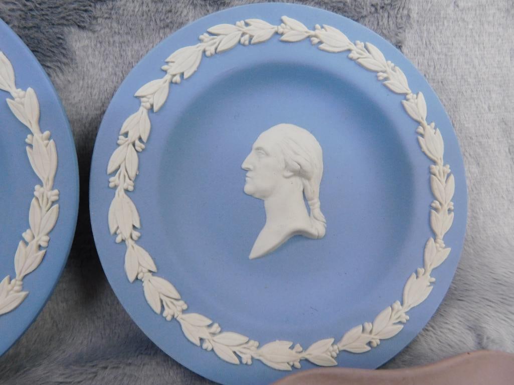 Group of 6 Wedgwood Jasperware 4.5" Ashtray / Small Plates - 4