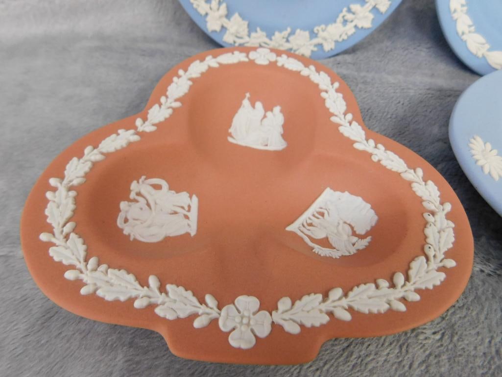 Group of 6 Wedgwood Jasperware 4.5" Ashtray / Small Plates - 5
