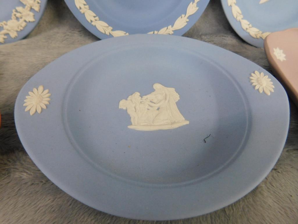Group of 6 Wedgwood Jasperware 4.5" Ashtray / Small Plates - 6