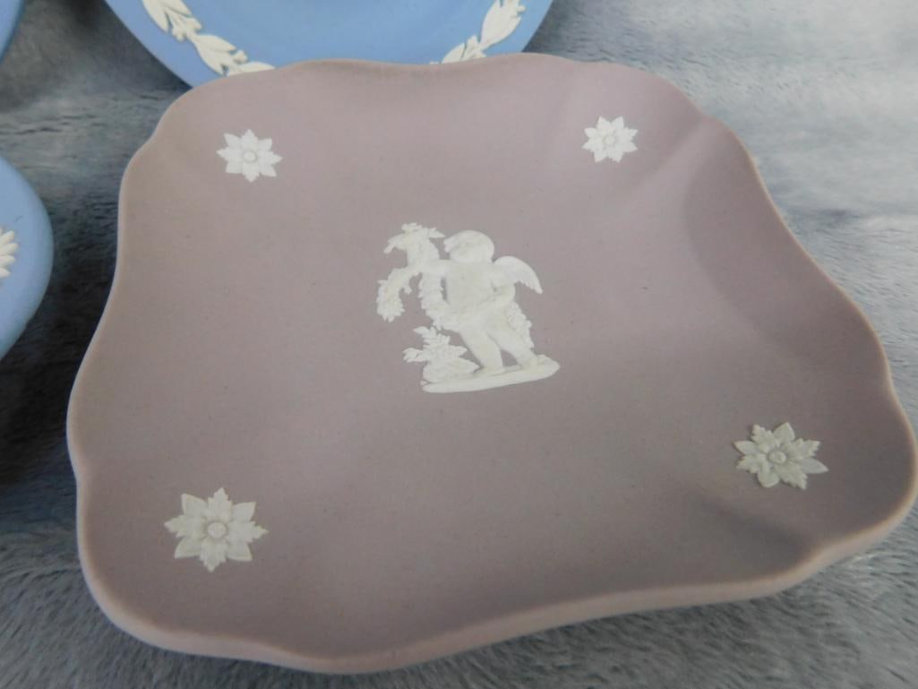 Group of 6 Wedgwood Jasperware 4.5" Ashtray / Small Plates - 7