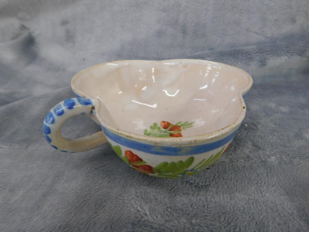 Box Lot - Wedgwood Vase - Argyle Vase - 2 Belleek Leaf Plates - Quimper Dish - 10