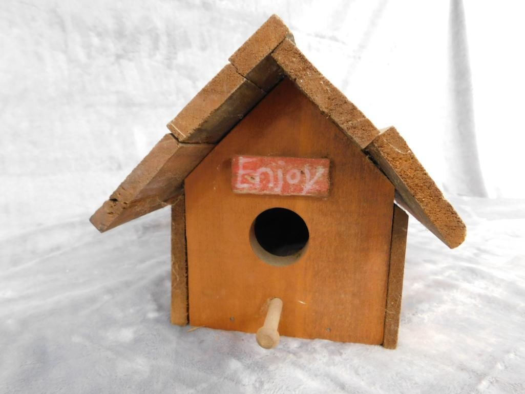 Vintage Hand Made Coca Cola Bird House - 7.25" x 13.5" x 7" - 2