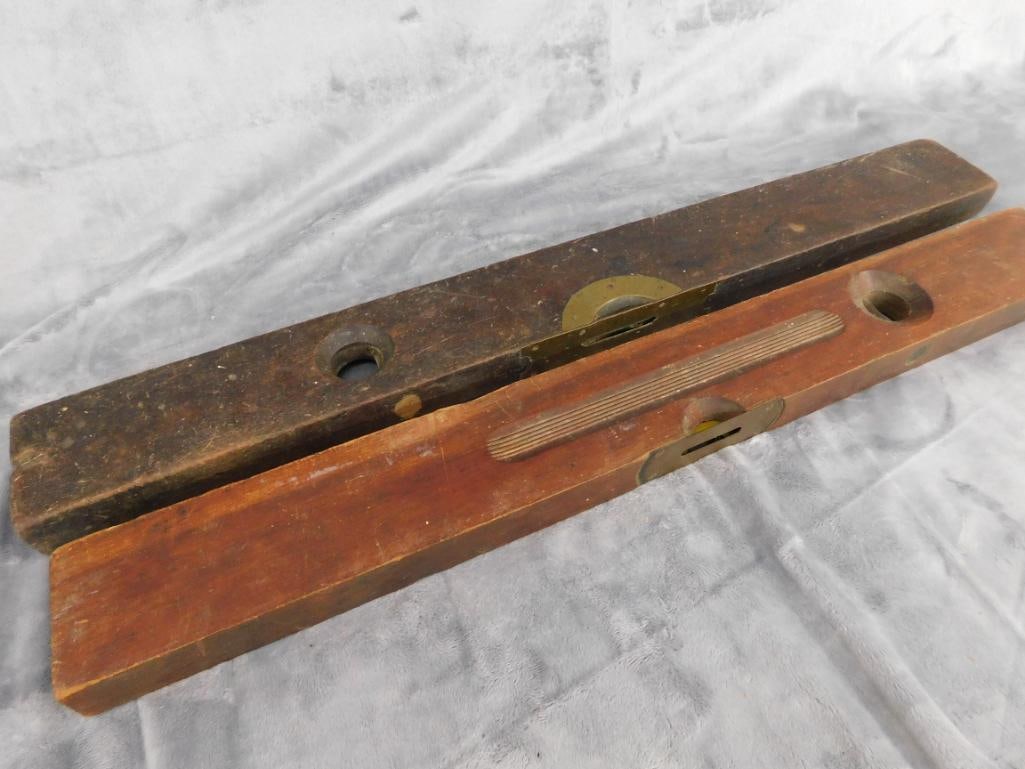 Walnut and Brass 29" Level - Keen Kutter 28" Level - 10