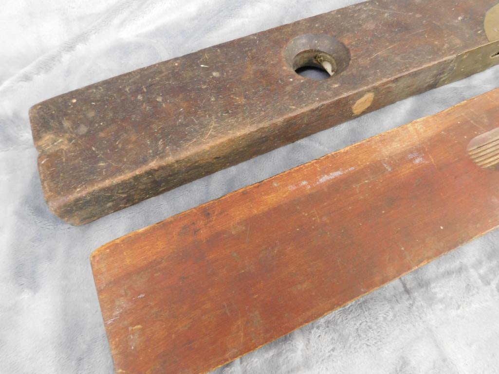 Walnut and Brass 29" Level - Keen Kutter 28" Level - 2
