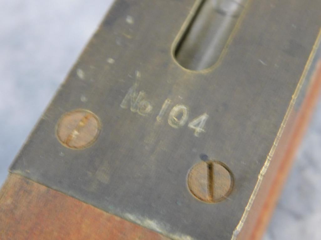 Stanley No 104 18" Level - Sargent 24" Level - 8