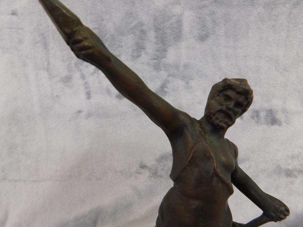 Replica Bronze Statue - "Birminghams Great Vulcan" - 10.25" x 4" x 2.75" - 2