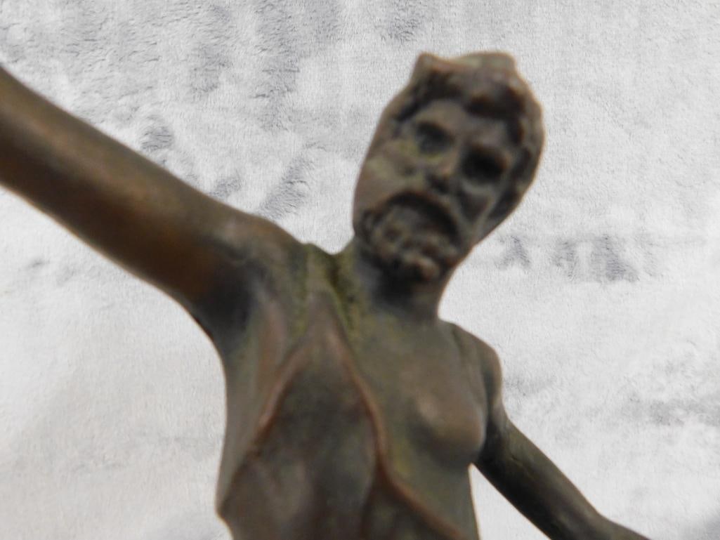 Replica Bronze Statue - "Birminghams Great Vulcan" - 10.25" x 4" x 2.75" - 3