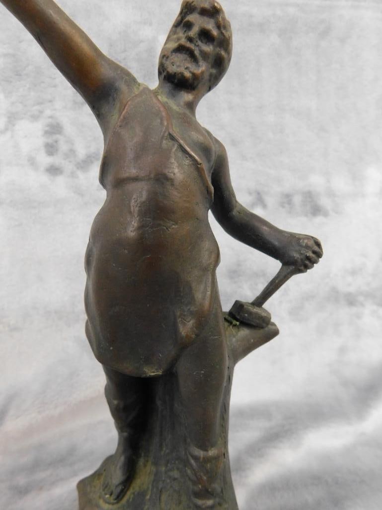 Replica Bronze Statue - "Birminghams Great Vulcan" - 10.25" x 4" x 2.75" - 4